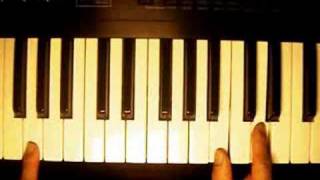 How to play Words by Boyzone  Bee Gees on piano [upl. by Adnirem847]