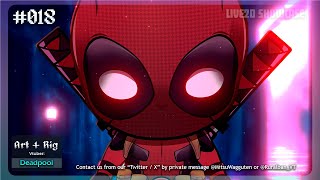 Frases Deadpool Vtuber Live2d Showcase Marvel Ryan Reynolds  español latino [upl. by Ferreby]