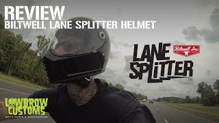 Lowbrow Customs First look At The Biltwell Lane Splitter FullFace Helmet [upl. by Doggett]