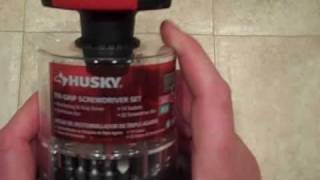 HUSKY TriGrip Screwdriver Set [upl. by Llirret478]