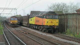 47739 Colas Rail KSA cube wagon move Cadder to Hamilton Steele [upl. by Leahcimnaes]