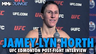 JameyLyn Horth Confident in Judging After Split Decision Over Ivana Petrovic  UFC Edmonton [upl. by Aimek741]