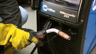 Millermatic® 252 MIG welder runin [upl. by Sharpe851]