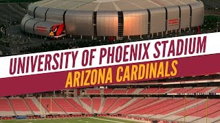 University Of Phoenix Stadium  Arizona Cardinals NFL [upl. by Atteuqahc12]