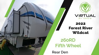 2022 Wildcat 260RD Fifth Wheel WalkThrough [upl. by Daffi620]