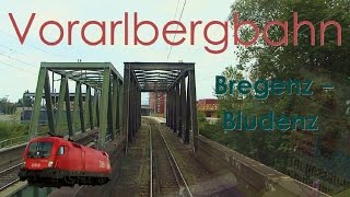 Führerstandsmitfahrt Vorarlbergbahn Bregenz  Bludenz HD  Cab Ride  ÖBB 1116 [upl. by Ennayd269]