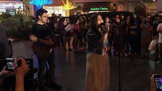 Moira Dela Torre • Busking Live at Eastwood City • Malaya [upl. by Sacttler]