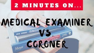 The Difference Between a Coroner and a Medical Examiner  Just Give Me 2 Minutes [upl. by Davies646]