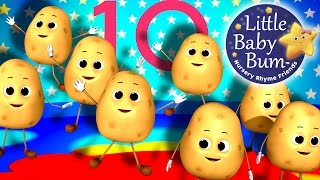 One Potato Two Potato  Nursery Rhymes for Babies by LittleBabyBum  ABCs and 123s [upl. by Cerracchio]