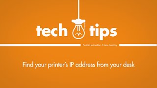 Tech Tips  Find Your Printers IP Address From Your PC [upl. by Corso]