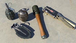 How hand grenades and rifle grenades work  All about grenades Part 1 [upl. by Kado]