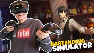 BARTENDER SIMULATOR IN VIRTUAL REALITY  Flairtender VR HTC Vive Gameplay [upl. by Avad]