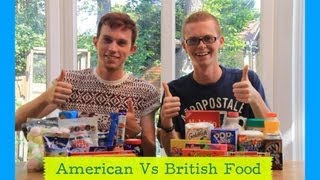 AMERICAN VS BRITISH FOOD CHALLENGE PART 2  RyanThomasWoods [upl. by Ellehsad976]