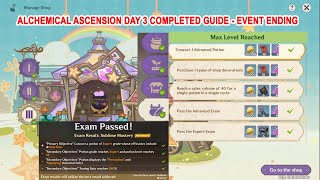 Alchemical Ascension Day 3 Guide Event Ending  Alchemy Exam by Sucrose Completed [upl. by Oscar441]