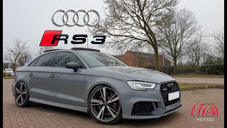 2018 Audi RS3 Saloon  8V  Nardo Grey This is one STUNNING motor [upl. by Caines]