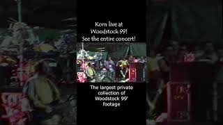 KORN Live at Woodstock 99 [upl. by Nauqes103]