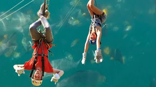 I WENT ZIP LINING IN MEXICO Cruise vlog [upl. by Richlad]