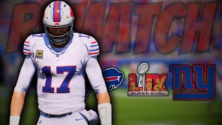 Josh Allen STRUGGLES in our Week 7 REMATCH Giants Franchise Season 2 [upl. by Rhoades]