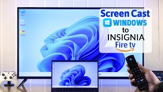 How To Cast To Insignia Fire TV from Laptop Windows 11 PC Screen Mirror [upl. by Nytsirc]