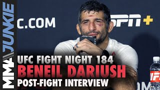 Beneil Dariush clarifies criticism of UFC matchmakers  UFC Fight Night 184 [upl. by Lanford]