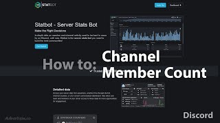 How to setup a channel member count in discord [upl. by Aggy]