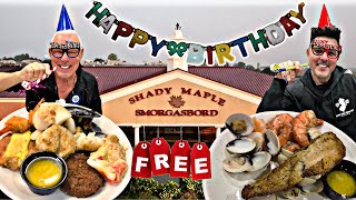 EAT FREE Shady Maple Smorgasbord America’s LARGEST BUFFET [upl. by Giacopo800]