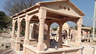 Stone Arts amp Crafts beautiful hut in Sikandra Rajasthan [upl. by Skerl]