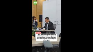 Carlos Zamarripa defendió ante el Congreso la pensión extra que se darán a él y otros funcionarios [upl. by Coletta740]