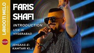 Introduction  ​Faris Shafis Powerful Rap Resonates at Lahooti Melo 2024 in Hyderabad [upl. by Yalonda]