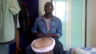 Roots Rock Reggae by Bob Marley BEST djembe cover on the web [upl. by Annanhoj]