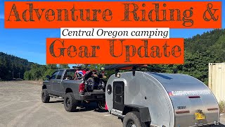 ADVENTURE RIDING amp GEAR UPDATE in Central Oregon [upl. by Adnalram932]