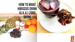 Zobo drink Have you tried this HEALTHY nutritious zobo drink natural ingredients  HIBISCUS drink [upl. by Clothilde402]