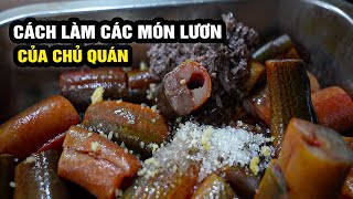 LƯƠN ĐỦ MÓN CỦA GIA ĐÌNH XỨ NGHỆ  Em gái dễ mến thật thà chia sẻ hết bí quyết hanoifood [upl. by Hotze70]