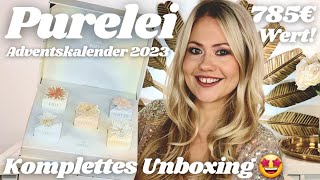 OMG 😍 PURELEI Adventskalender 2023 in Silber  Unboxing amp Verlosung [upl. by Padriac]