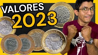 Valores 2023  Moedas das olimpíadas e sua valorização numismatics [upl. by Eldrid]