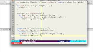 wordsearch javascript [upl. by Drofhsa]