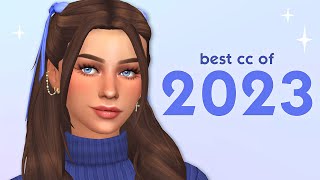 BEST CUSTOM CONTENT OF 2023  Sims 4 CC Showcase Maxis Match [upl. by Alanna]