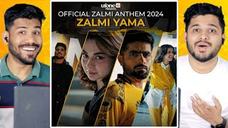 ZALMI YAMA  OFFICIAL ZALMI ANTHEM REACTION [upl. by Mabelle]