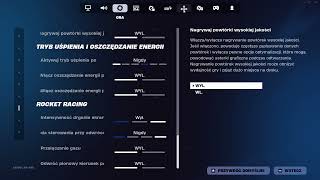 Moje ustawienia fortnite [upl. by Asiuqram]