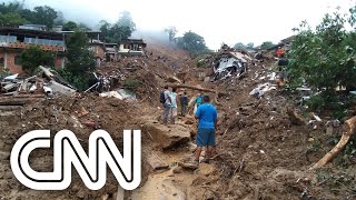 Chuvas em Petrópolis RJ deixam ao menos 152 mortos  CNN DOMINGO [upl. by Engedus]