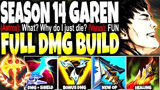 A Max Damage Season 14 Garen Build Guide to have some fun vs 2024 ADCS 🔥 LoL Top Garen s14 Gameplay [upl. by Bellaude]