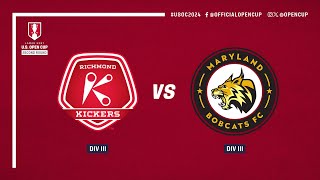 Richmond Kickers vs Maryland Bobcats EXTENDED HIGHLIGHTS  Lamar Hunt US Open Cup  April 2 2024 [upl. by Ker]