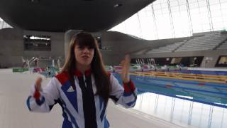 First swimming lessons at the London Aquatics Centre [upl. by Navar207]