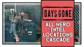 Days Gone All Nero Intel Locations Cascade Region [upl. by Laurene]