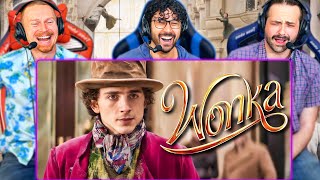 WONKA TRAILER REACTION Timothée Chalamet  Hugh Grant  Wonka Musical [upl. by Atekahs817]