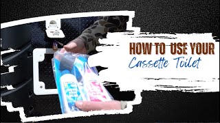 How To Use Your Cassette Toilet  Team Lodge [upl. by Linker819]