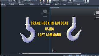 Autocad tutorials  Exercise 23 Crane hook in Autocad [upl. by Odnumyer]