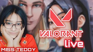 🔴Valorant With Miss TEDDY  LIVE STREAM  FACECAM  realcordgaming [upl. by Farr]