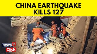 China Earthquake Highlights Death Toll At 127 Over 700 Injured  China News  English News  N18V [upl. by Heathcote]