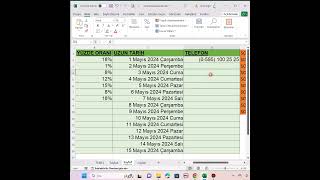 Excel Sütuna Telefon Biçimi Uygulama excel excelegitimi exceltips [upl. by Tenom]